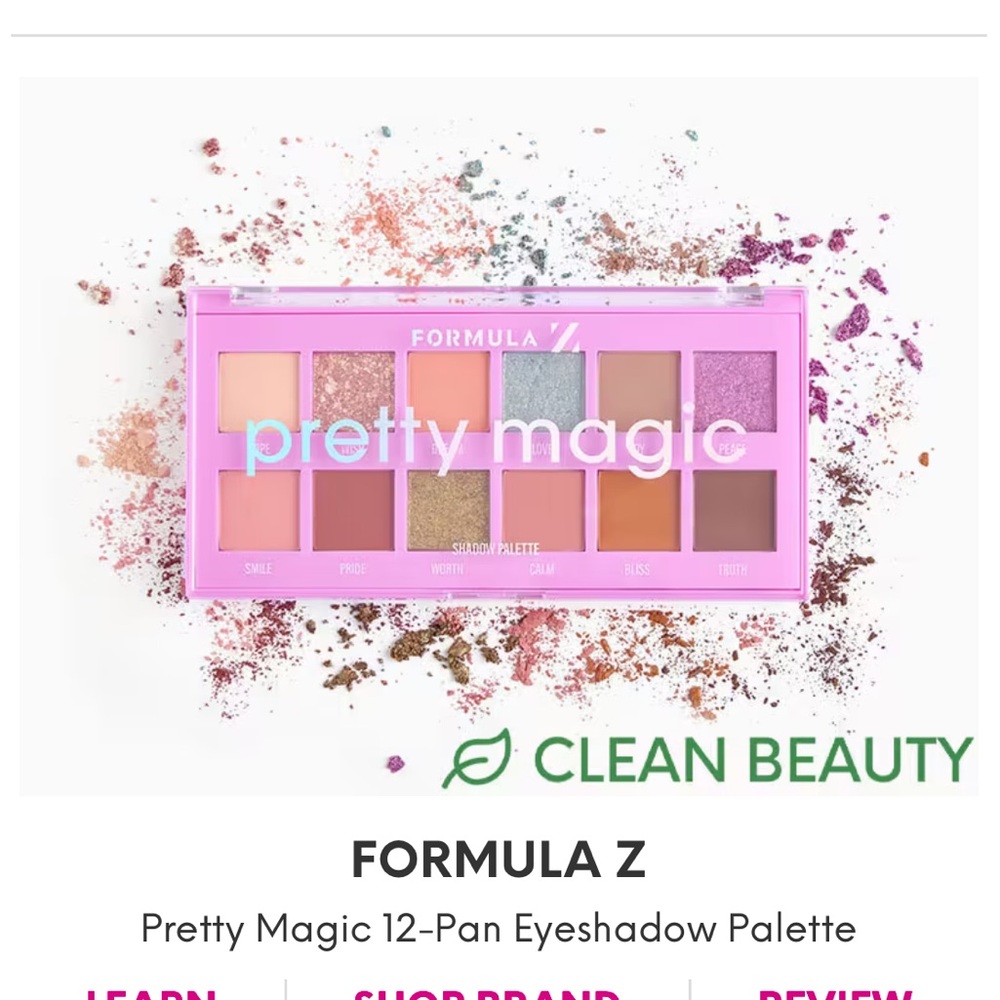 Formula Z Pretty Magic 12-Pan Eyeshadow Palette